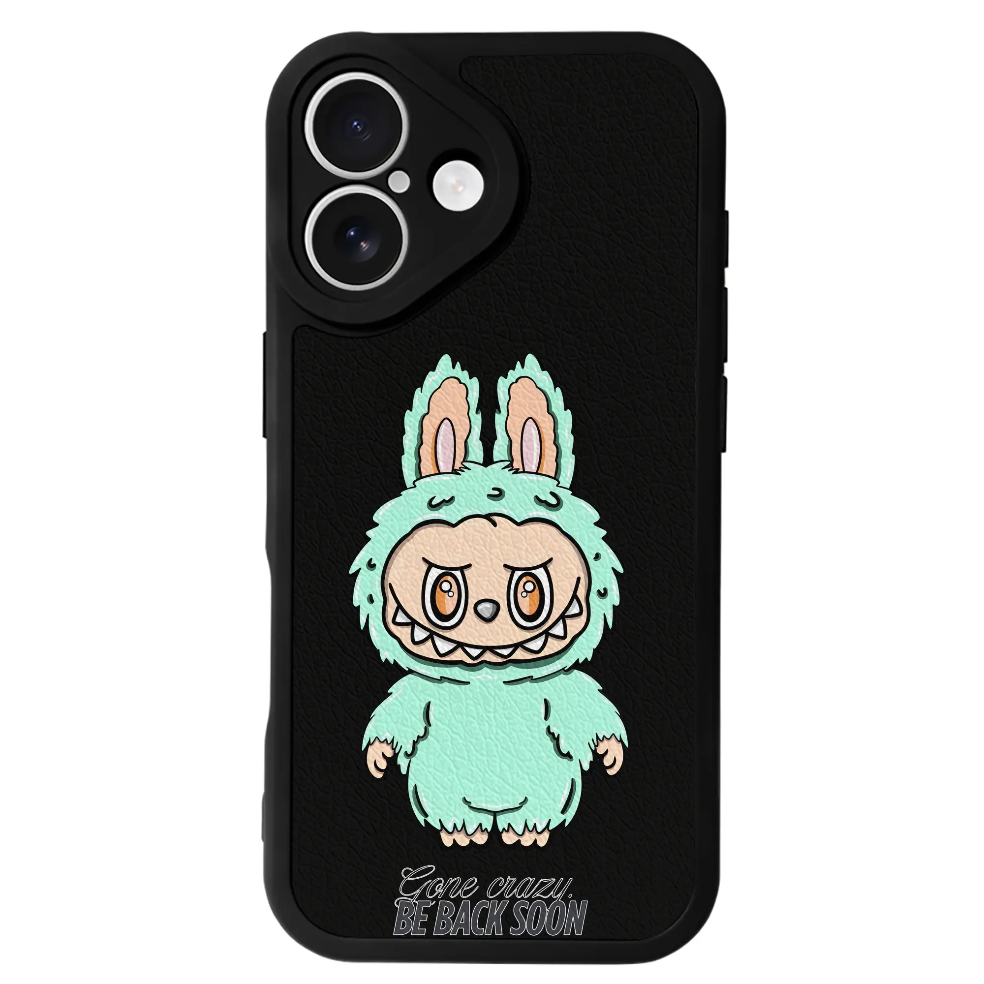 ラブブ グッズ ラブブ - IPhone 16シリーズ対応 ・ シリコンスマホケース ・ レザー調 ・ 高精度フィット ・ 耐衝撃 ・ ワイヤレス充電対応 ・ 精密カット